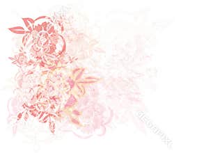 Grungy Roses Background
