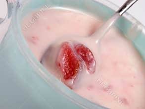 Strawberry yogurt