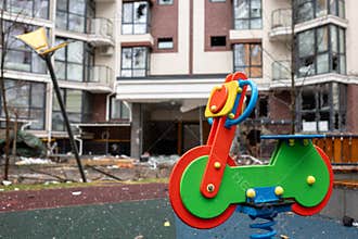 Photography to theme war destroyed Ukraine it russian troops