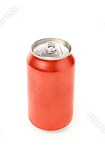 Blank soda can