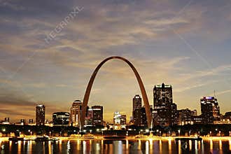City of St. Louis Skyline, Missouri