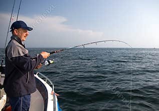 Sea fishing.