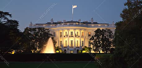 The White House at the night