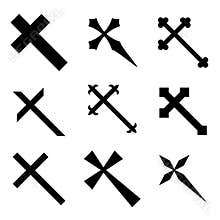 Christian crosses
