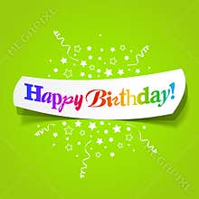 Happy birthday greetings