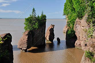 Hopewell Rocks at high tide