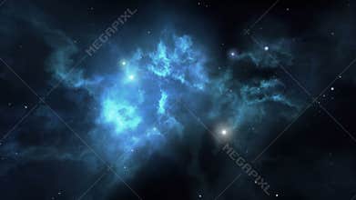 Spinning nebula loop