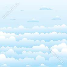 Fluffy clouds