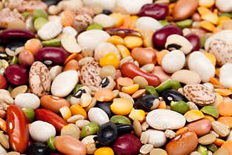 Mix of 17 beans and barley