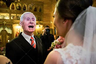 Pround grandfather - Old man emotions