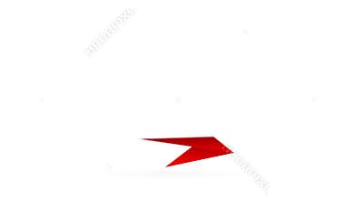 Trendy flat advertising with red 90 discount flat badge for promo design. Poster badge. Business design. Motion graphics