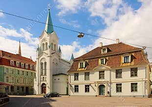 Latvia. Riga. Our Lady of Sorrows Church.