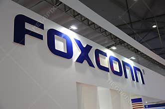 Foxconn booth logo