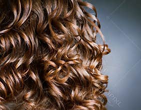 Curly Brown Hair