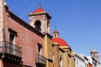 Belfries in Queretaro architecture, mexico V