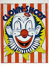 Clown Shoot Target Game Toy
