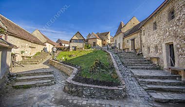 The Rasnov Citadel in Rasnov, Romania