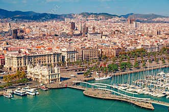 Barcelona skyline