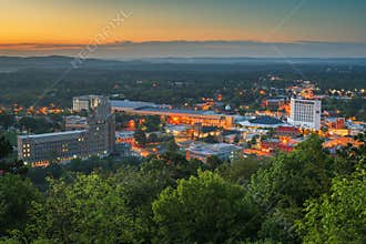 Hot Springs, Arkansas, USA at Dawn