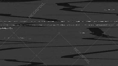 Vintage Screen damage TV effects and artifacts. VHS. Bad interference Loop Animaion.