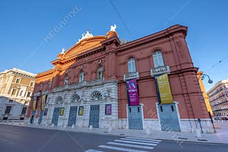 Teatro Petruzzelli Opera and Ballet Theater in Bari, Italy