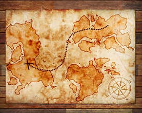 Old treasure map