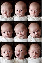 Funny faces - different expressions