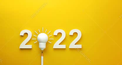 Light bulb, new idea innovation concept