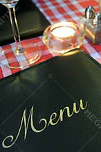 Restaurant menu