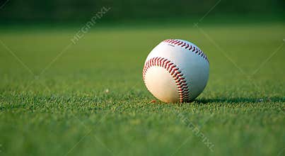 Baseball on the field