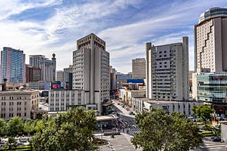 Morning view of Changchun City, China