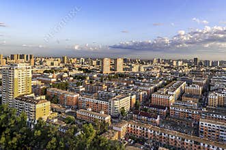Morning view of Changchun City, China