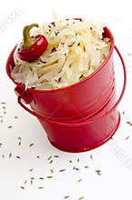 Sauerkraut with caraway seeds