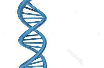 3D Render DNA Strand