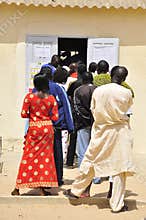 Senegal 2012 elections polling station