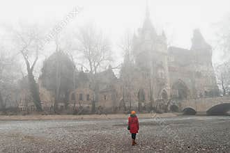 Vajdahunyad castle in Budapest, Hungary