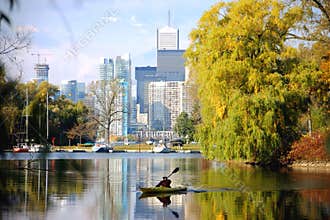 Alone on the Toronto Island