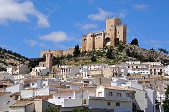 Castle and town Velez Blanco