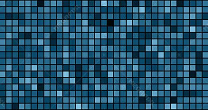 Motion trendy graphic. Big data concept. Futuristic technology background with glowing geometrical particles, grid. Abstract, blue