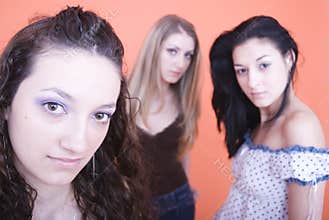 Girls in studio