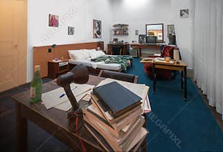 Bedroom of poet Mario Quintana at Casa de Cultura Mario Quintana Mario Quintana House of Culture - Porto Alegre, Brazil