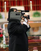 Videographer at Wedding