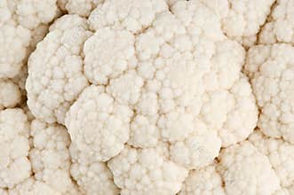 Cauliflower close-up texture