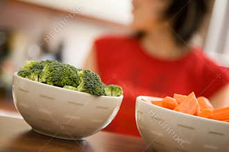 Cooking healthy food