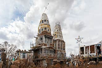 Cano`s Castle, built single-handedly by Donald `Cano` Espinoza, a Native American Vietnam vet