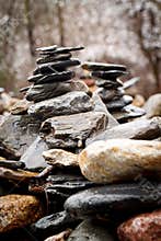 Tibetan Stones tower blessing