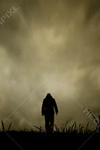 Lonely walk