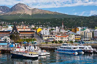 Ushuaia Harbor,Tierra del Fuego. Argentina