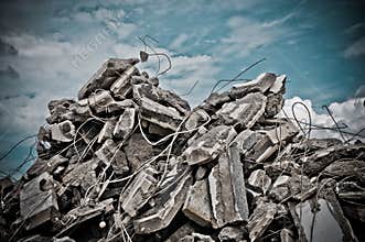 Demolition concrete