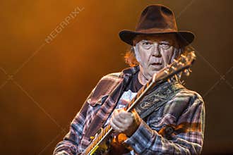 Neil Young performs at Beale Street Music Festival